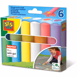 SES Creative Craies pour trottoir 6 pieces