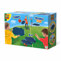 SES Creative Amuse-toi tennis et frisbee, Kit multisports, 3 an(s)