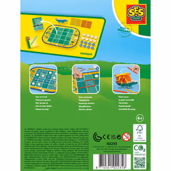 SES Creative Wrap&Go jeux de voyage - Puissance quatre - Pipopipette - Le petit crocodile