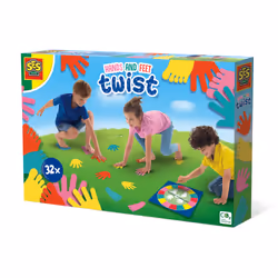 SES Creative Twist pieds et mains, Twister, 3 an(s)