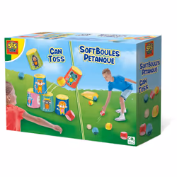 SES Creative Chamboule-tout et boules de pétanque molles, 4 an(s)