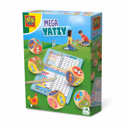 SES Creative Mega Yatzy junior, Jeu de société, Jeu de chance, 4 an(s), Jeu familial