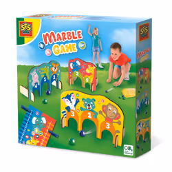 SES Creative Jeu de billes - Arceaux en bois, Circuit et boules en marbre jouet (kit), 3 an(s)