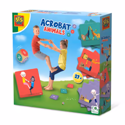 SES Creative Animaux acrobates, Jeu de cartes, Motricité fine (dextérité), 5 an(s)
