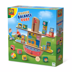 SES Creative Bateau d’équilibre en bois, Jeu d'équilibre, 3 an(s)
