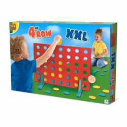 SES Creative Puissance quatre XXL en bois, Jeu de société, Motricité fine (dextérité), 5 an(s)