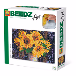 SES Creative Beedz art - Tournesols, 12 an(s), Garçon/Fille, Flora, Multicolore, 300 mm, 455 mm