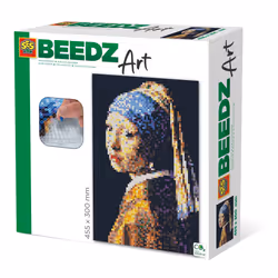 SES Creative Beedz art - Vermeer - La Jeune Fille à la perle, 12 an(s), Garçon/Fille, Art, Multicolore, 455 mm, 300 mm