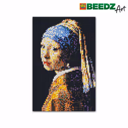 SES Creative Beedz art - Vermeer - La Jeune Fille à la perle