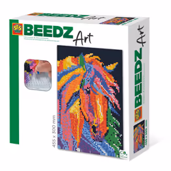 SES Creative Beedz art - Cheval fantaisie, 12 an(s), Garçon/Fille, Cheval, Multicolore, 300 mm, 455 mm