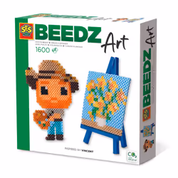 SES Creative Beedz art - Mini-artiste Vincent, 12 an(s), Garçon/Fille, Enfant, Multicolore, 1600 pièce(s), Pas pour les enfan ...