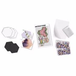 SES Creative Beedz Art - Hex tiles zen
