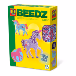 SES Creative Perles à repasser - Licornes Glow in the Dark, 1200 pièce(s), 5 an(s), Fille, Enfant, Licorne, Multicolore