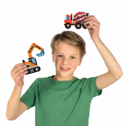 SES Creative Beedz Perles à repasser - Véhicules de constructions - Vue supplémentaire 5
