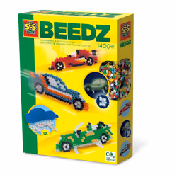 SES Creative Beedz Perles à repasser - Voitures, 5 an(s), Garçon/Fille, Petite enfance, Multicolore, 1400 pièce(s), 1200 cm³
