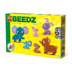 SES Creative Beedz Perles à repasser - Animaux mignons en famille