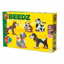 SES Creative Beedz Perles à repasser - Animaux domestiques, 2200 pièce(s), 5 an(s), Garçon/Fille, Enfant, Multicolore, 300 mm