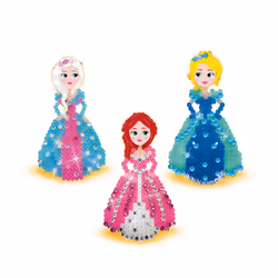 SES Creative Beedz Perles à repasser - Princesses avec diamants