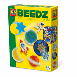 SES Creative Beedz Perles à repasser - Brille dans le noir, 1200 pièce(s), 5 an(s), Garçon/Fille, Enfant, Multicolore, 150 mm