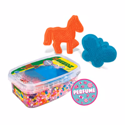 SES Creative Beedz Mélange parfumé de 5000 perles à repasser Chevaux et papillons
