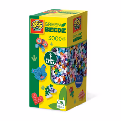 SES Creative Beedz Green - Mélange de 3000 perles à repasser, 5 an(s), Garçon/Fille, Enfant, Multicolore, 300 pièce(s), Pas p ...