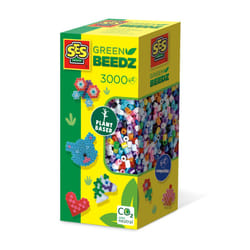 SES Creative Beedz Green - Mélange de 3000 perles à repasser