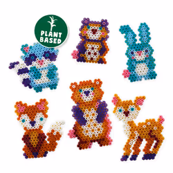 SES Creative Beedz Green - Kit de perles à repasser animaux de la forêt - Vue supplémentaire 4