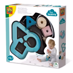 SES Creative Tiny Talents Tri sensoriel par forme, 1 an(s), Multicolore