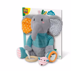 SES Creative Tiny Talents Olfi, l’éléphant sensoriel, Animaux en peluche, 0,25 an(s)