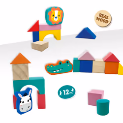 SES Creative Tiny Talents Blocs de construction en bois - Vue supplémentaire 4