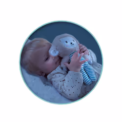 SES Creative Tiny Talents Brebis endormie - Copain phosphorescent pour la nuit