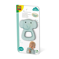 SES Creative Tiny Talents Jouet de dentition Eli l’éléphant ‎- 100% Caoutchouc naturel