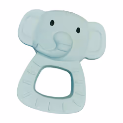 SES Creative Tiny Talents Jouet de dentition Eli l’éléphant ‎- 100% Caoutchouc naturel