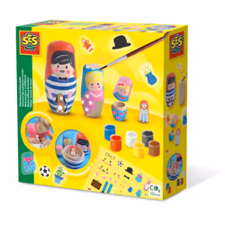 SES Creative Peindre des poupées russes, Kit de loisirs créatifs pour enfants, 5 an(s), Multicolore, 1 pièce(s)