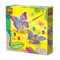 SES Creative Décoration de papillons en bois - Inspired by nature