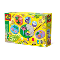 SES Creative Moulage et peinture en relief thème botanique - Inspired by nature