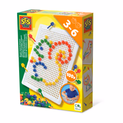 SES Creative Tableau mosaïque compact, 100 pièce(s), 3 an(s), Garçon/Fille, Enfant, Multicolore, 150 mm