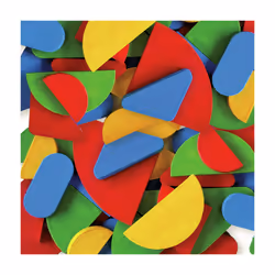 SES Creative 14063 Jouet Montessori - Formes d'Animaux à Reproduire - Cartes de Tâches et Pièces en Bois pour Recréer des Formes - Empilage et Création de Formes