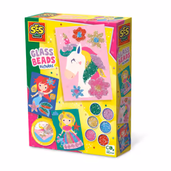 SES Creative Images avec perles en verre, Kit de coloriage pour enfants, 3 an(s), Multicolore