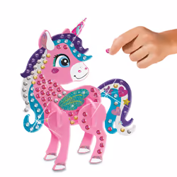 SES Creative Mosaïque de Diamants - Licorne 3D