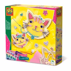 SES Creative Broderie sur tulle, Set de broderie pour enfants, 6 an(s), Multicolore