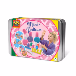 SES Creative Manucure et pédicure, Kit de manucure pour enfants, 6 an(s), Multicolore