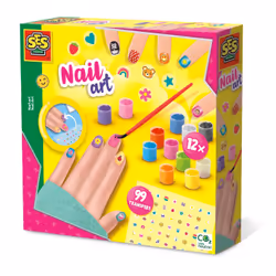 SES Creative Nail art, Kit de manucure pour enfants, 6 an(s)