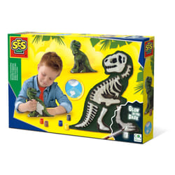 SES Creative Moulage et peinture - T-Rex avec squelette