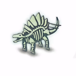SES Creative Dinosaure en bois qui brille dans le noir