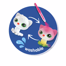 SES Creative Blow airbrush pens - Chatons surprise 3x