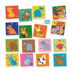 SES Creative My First - Coller des queues d'animaux