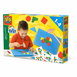 SES Creative My First - Jeu de tap tap, 1 an(s), Plastique, Bois, Multicolore
