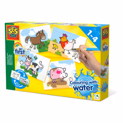 SES Creative My First Coloriage à l'eau - Animaux de la Ferme