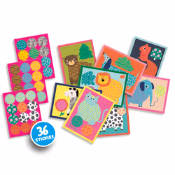 SES Creative My First - Autocollants imprimé animal